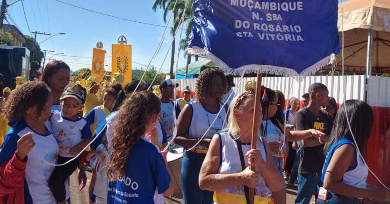 Santa Vitória marcou presença na Festa da Congada em Ituiutaba