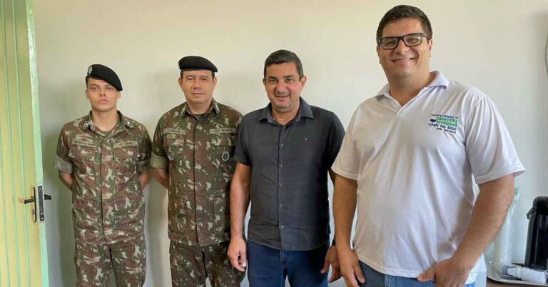 Junta militar de Cachoeira Dourada recebe visita de orientação técnica