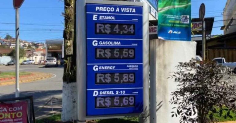 Preço de combustível cai em Itabira