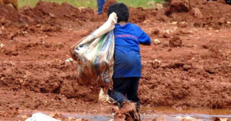 Ocorrência de trabalho infantil em Fabriciano