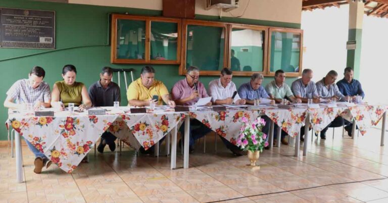 Câmara Municipal realiza 59ª Reunião Ordinária no Distrito de Chaveslândia