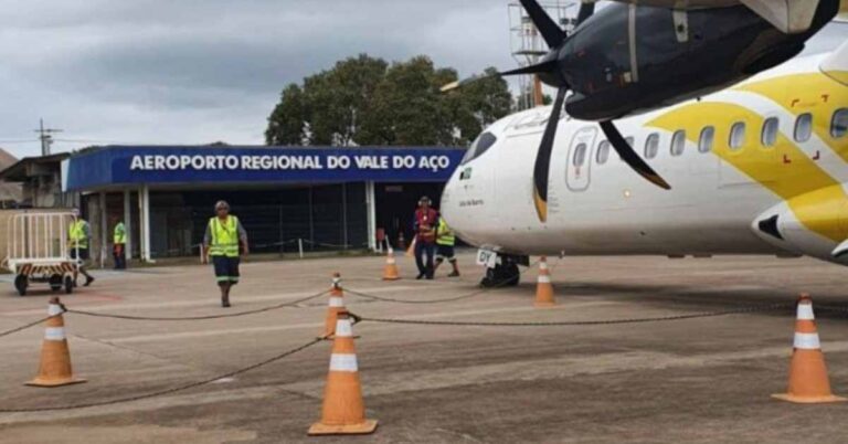 Avião faz pouso forçado em Ipatinga