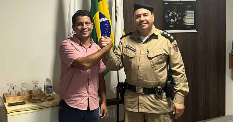 Comandante do 54° BPM se reuniu com prefeito eleito de Gurinhatã