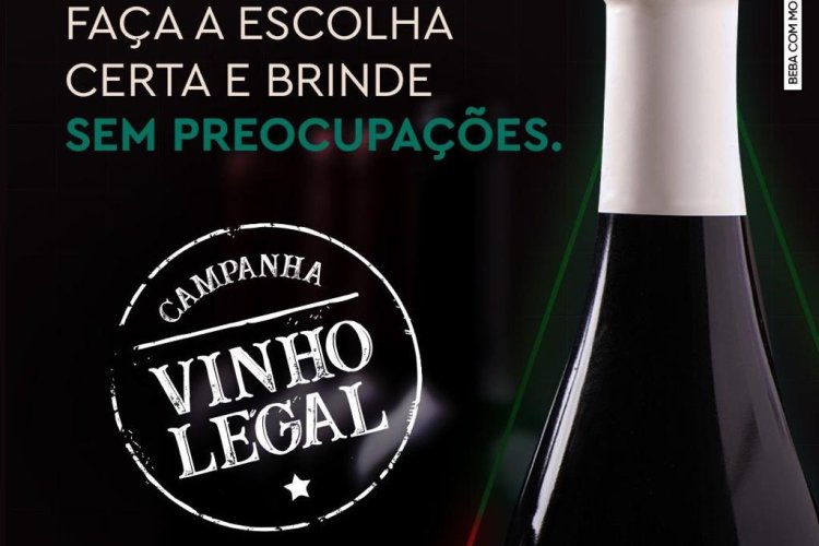 ​Setor vitivinícola reforça o “brinde legal” em combate ao mercado ilegal de vinhos e espumantes 