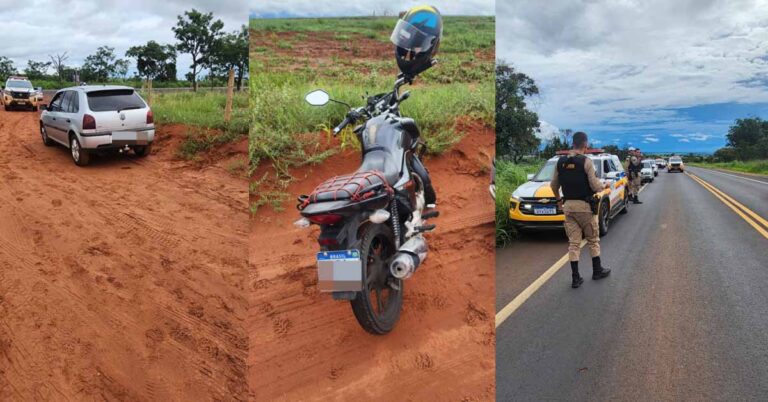 Polícia Militar prende autores e recupera em Prata motocicletas roubadas em Uberlândia