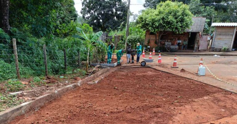 Asfalto Novo em Campina Verde