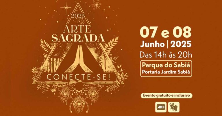 “Arte Sagrada – Conecte-se!” promove a cultura, enfatiza a natureza e o autoconhecimento