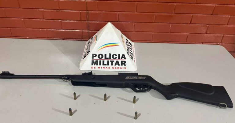 Polícia Militar apreende arma de fogo e munições no bairro Bela Vista em Ituiutaba