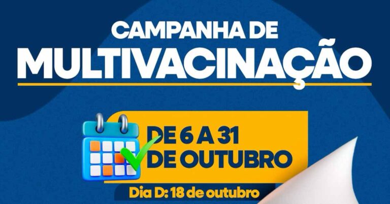 Campanha de Multivacinação em Santa Vitória