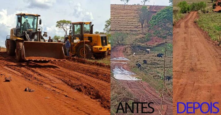 Prefeitura de Gurinhatã intensifica melhorias nas estradas rurais e conclui importante obra na região do São Jerônimo Grande
