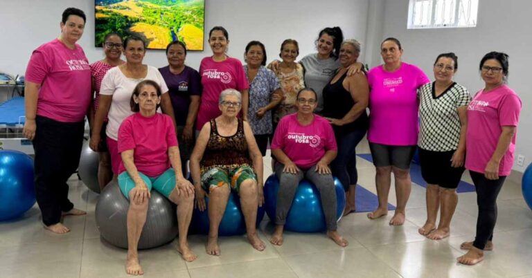 Prefeitura de Gurinhatã realiza ação do Outubro Rosa com foco em hábitos saudáveis e qualidade de vida