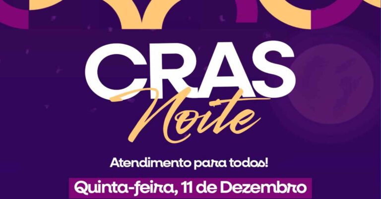 CRAS Pirapitinga terá atendimento noturno nesta quinta-feira (11)