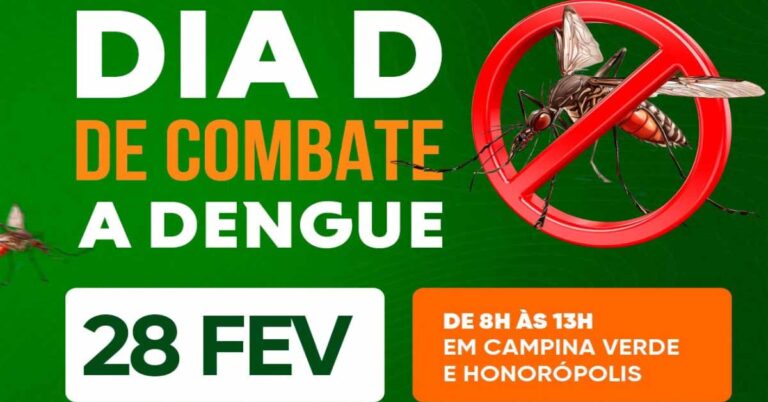 O combate à dengue não para!