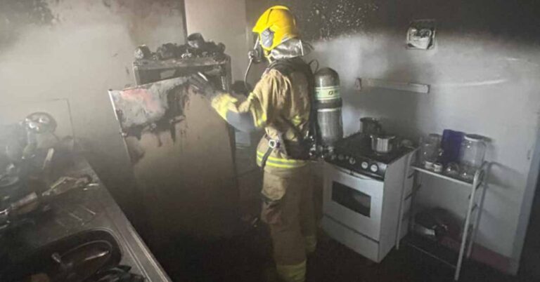 Incêndio em residência mobiliza Bombeiros no Centro de Ituiutaba