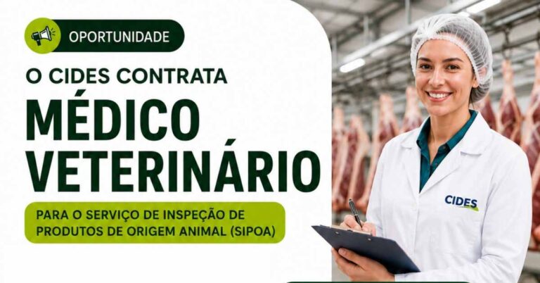 CIDES abre processo seletivo para médicos veterinários com vaga em Ituiutaba