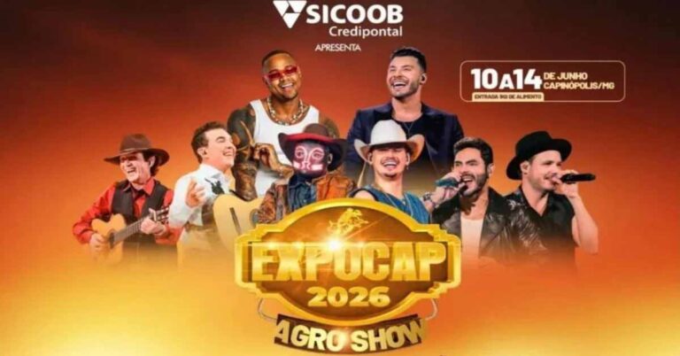 EXPOCAP 2026 une entretenimento e solidariedade em Capinópolis
