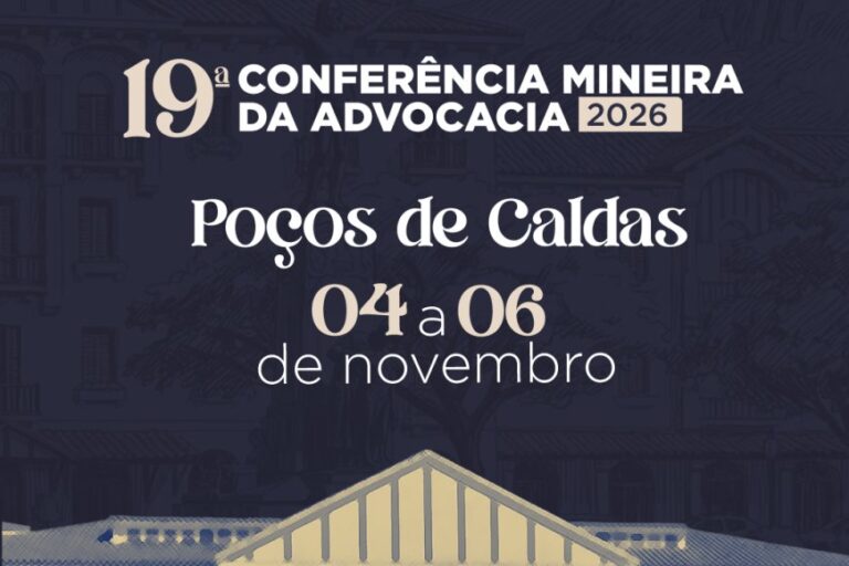 ​Poços de Caldas recebe a 19ª Conferência Mineira da Advocacia em novembro de 2026 