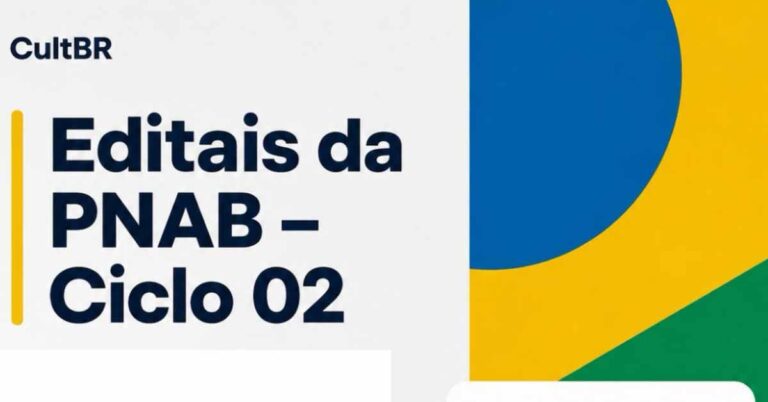 Atenção, Agentes Culturais! Os editais da PNAB 2 estão chegando