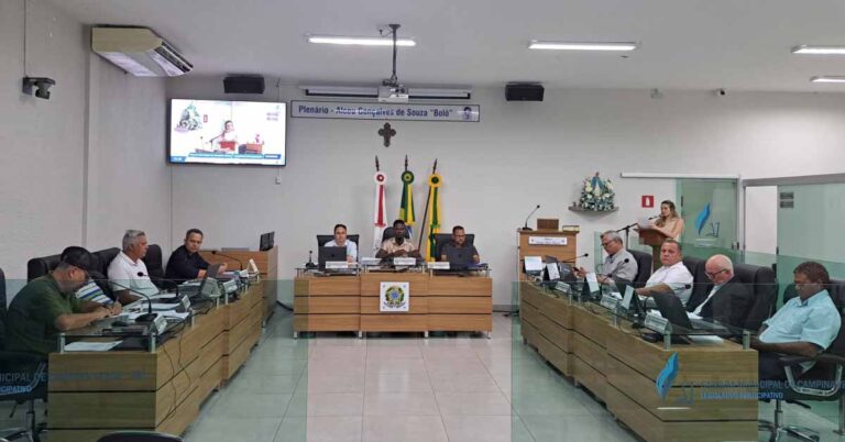 Câmara Municipal realiza 12ª Reunião Ordinária e 7ª e 8ª Reuniões Extraordinárias