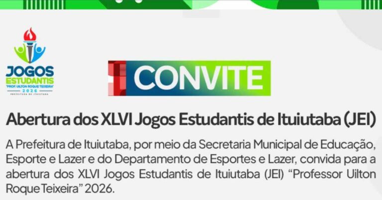 Jogos Estudantis de Ituiutaba (JEI) entra na reta final de preparação para a abertura da edição 2026