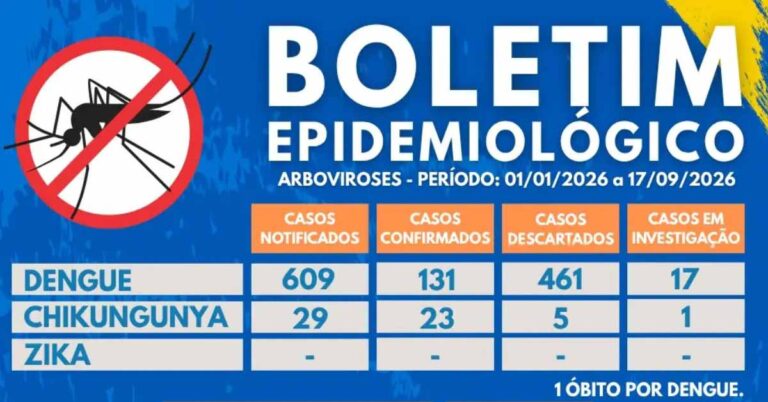 Prefeitura divulga boletim epidemiológico de arboviroses em Santa Vitória
