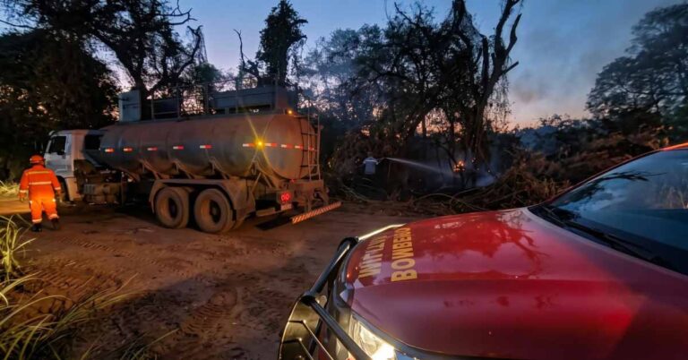 Tecnologia de georreconhecimento auxilia bombeiros na identificação e localização de incêndio florestal no Triângulo Mineiro